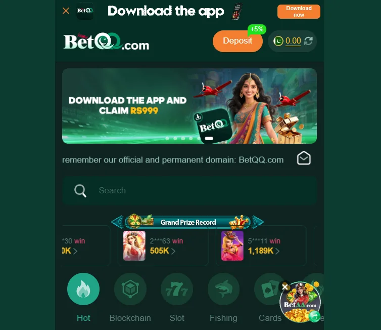 betqq game app interface